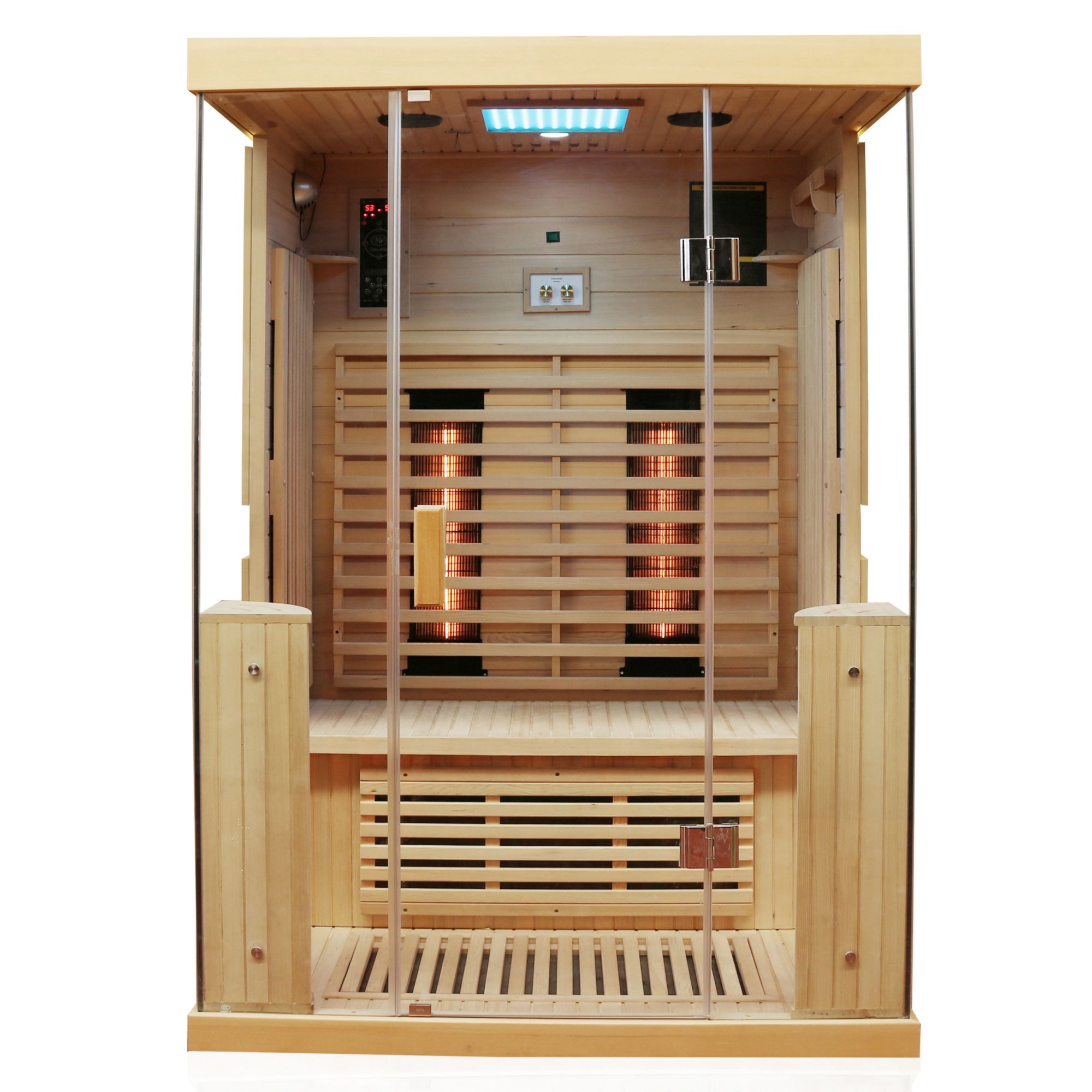 Infrarotkabine Saunaloft Kingston 130×105 Dualstrahler (2 Pers.)