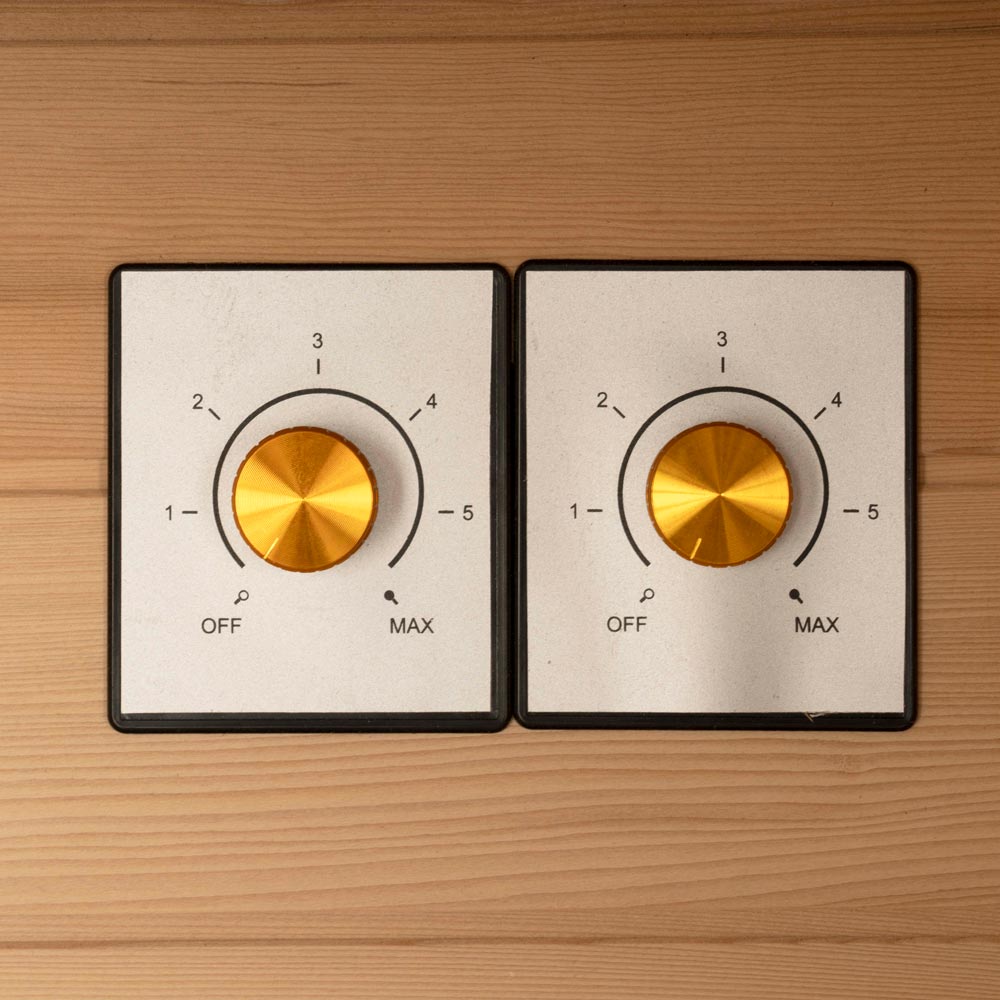 Infrarotsauna Saunaloft Redsun S Deluxe Vollspektrum (1–2 Pers., 90×90 cm)