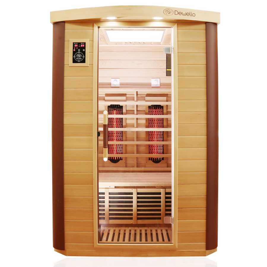 Infrarotkabine Dewello Toronto 127×106 Vollspektrum (1–2 Pers.)